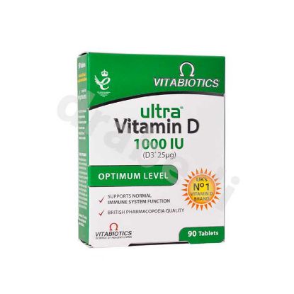 الترا-ویتامین-دی-1000-واحد-قرص-ویتابيوتيکس